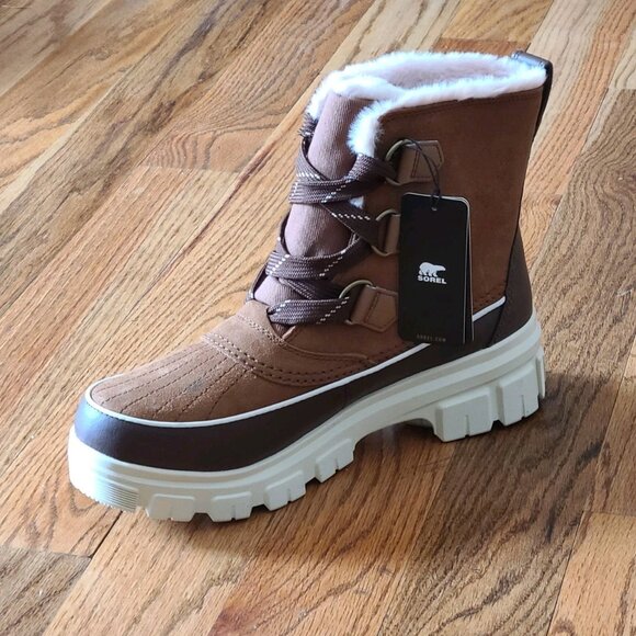 NEW Sorel TIVOLI V Waterproof Lace-Up Insulated Winter Snow Boots Womens Size 11 - Picture 10 of 16